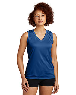 Sport-Tek LST352 Women Sleeveless Competitor Vneck Tee