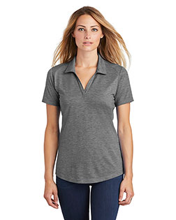 Sport-Tek Ladies PosiCharge Tri-Blend Wicking Polo. LST405