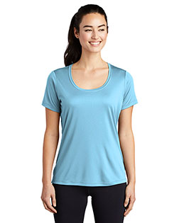 Sport-Tek Ladies Posi-UV Pro Scoop Neck Tee. LST420