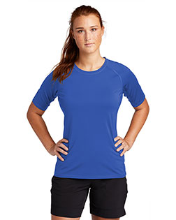 Sport-Tek Ladies Rashguard Tee. LST470