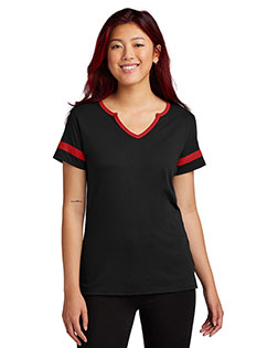 Sport-Tek ® Ladies Halftime Notch Neck Tee LST6041 at BigNTallApparel