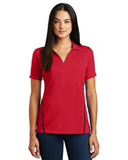  Sport-Tek Ladies Contrast PosiCharge Tough Polo. LST620 In Big & Tall Sizes