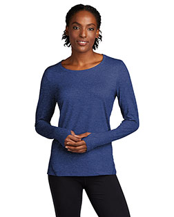 Sport-Tek Ladies Exchange 1.5 Long Sleeve Crew. LST710 at BigNTallApparel