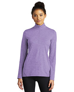Sport-Tek Ladies Exchange 1.5 Long Sleeve 1/2-Zip LST711 at BigNTallApparel