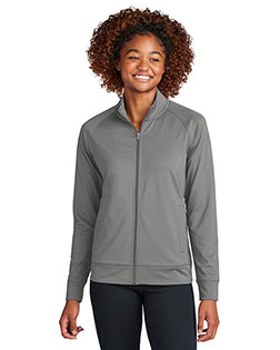Sport-Tek ® Ladies Sport-Wick ® Stretch Full-Zip Cadet Jacket LST857