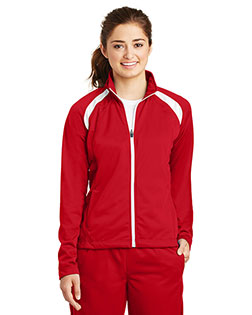 Sport-Tek LST90 Women Tricot Track Jacket