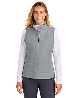 Sport-Tek LST941 ® Women's Teknical Hybrid Vest at BignTallApparel