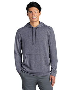 Sport-Tek PosiCharge Tri-Blend Wicking Fleece Hooded Pullover. ST296