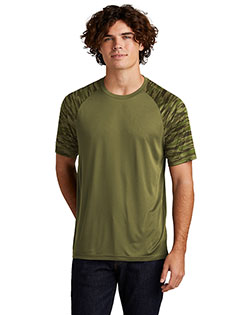 Sport-Tek Drift Camo Colorblock Tee ST376