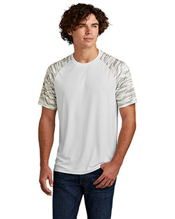 Sport-Tek ST376 Drift Camo Colorblock Tee