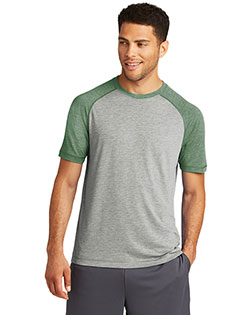 Sport-Tek PosiCharge Tri-Blend Wicking Raglan Tee. ST400