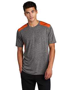 Sport-Tek PosiCharge Tri-Blend Wicking Draft Tee. ST410