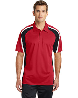 Sport-Tek ST654 Men Tricolor Micropique Sport-Wick Polo