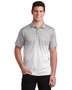 Sport-Tek Ombre Heather Polo. ST671