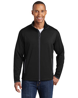 Sport-Tek Sport-Wick Stretch Contrast Full-Zip Jacket.  ST853