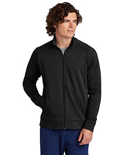 Sport-Tek ® Sport-Wick ® Stretch Full-Zip Cadet Jacket ST857 at BigNTallApparel