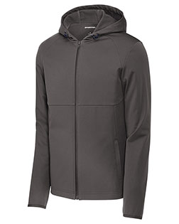 Sport-Tek Hooded Soft Shell Jacket ST980 at BignTallApparel