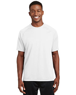 Sport-Tek T473 Men Raglan Sleeve T Shirt With Wicking And Antimicrobial Treatments