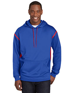 Sport-Tek TST246 Men Tall Tech Fleece Hooded Sweatshirt at BigNTallApparel