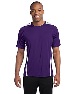 Sport-Tek TST351 Men Tall Colorblock Competitor Tee In Big & Tall Sizes
