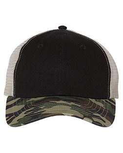 Sportsman 3100  Contrast-Stitch Mesh-Back Cap