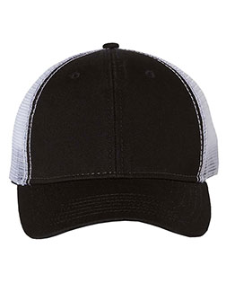 Sportsman AH80 Bio-Washed Trucker Cap at BigNTallApparel