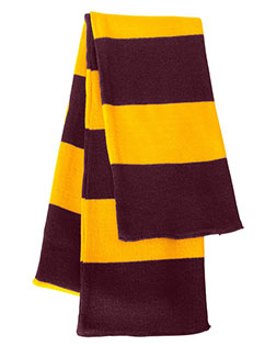 Sportsman SP02 Rugby-Striped Knit Scarf