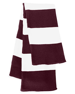 Sportsman SP02 Rugby-Striped Knit Scarf
