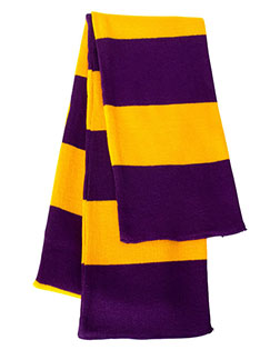 Sportsman SP02  Rugby-Striped Knit Scarf