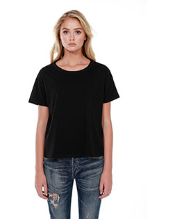 StarTee ST1017  Ladies' Raw-Neck Boxy T-Shirt