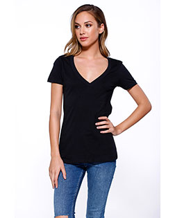 StarTee ST1212  Ladies' Cotton V-Neck T-Shirt