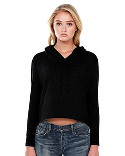 StarTee ST1490  Ladies' CVC Cropped Hoodie T-Shirt