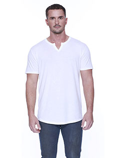 StarTee ST2422  Men's CVC  Slit V-Neck T-Shirt