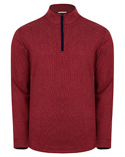 Swannies Golf SWE500 Men's Emery Quarter-Zip at BigNTallApparel