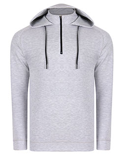 Swannies Golf SWHC600  Men's HC Quarter-Zip Hooded Pullover at BigNTallApparel