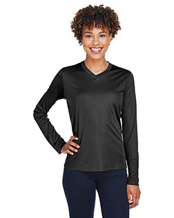 Team 365 TT11WL  Ladies' Zone Performance Long-Sleeve T-Shirt at BignTallApparel