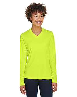 Team 365 TT11WL Ladies' Zone Performance Long-Sleeve T-Shirt In Big & Tall Sizes