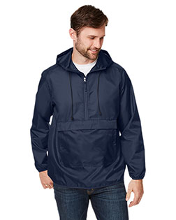 Team 365 TT77 Adult Zone Protect Packable Anorak Jacket at BigNTallApparel