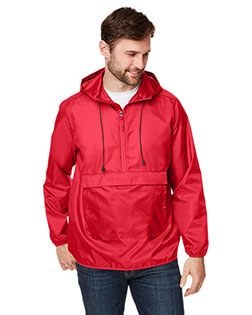 Team 365 TT77 Adult Zone Protect Packable Anorak Jacket at BigNTallApparel