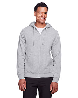 Team 365 TT95  Men's Zone HydroSport™ Heavyweight Full-Zip Hooded Sweatshirt at BignTallApparel