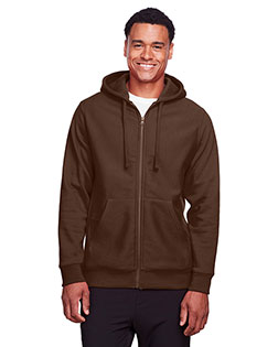 Team 365 TT95 Men's Zone HydroSport™ Heavyweight Full-Zip Hooded Sweatshirt at BigNTallApparel
