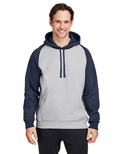 Team 365 TT96CB  Unisex Zone HydroSport™ Heavyweight Colorblock Hooded Sweatshirt