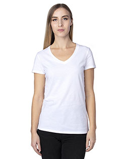Threadfast Apparel 200RV Ladies' Ultimate V-Neck T-Shirt In Big & Tall Sizes