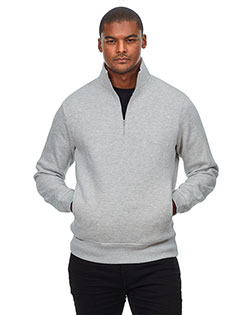 Threadfast Apparel 320Q Unisex Ultimate Fleece Quarter-Zip Sweatshirt at BigNTallApparel