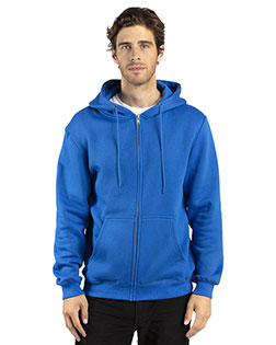 Threadfast Apparel 320Z Men Unisex Ultimate Fleece Full-Zip Hooded Sweatshirt at BigNTallApparel