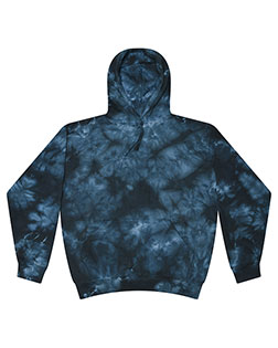 Tie-Dye 8790  Adult Unisex Crystal Wash Pullover Hooded Sweatshirt at BigNTallApparel