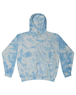 Tie-Dye 8790 Adult Unisex Crystal Wash Pullover Hooded Sweatshirt at BigNTallApparel