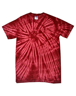 Tie-Dye CD101 Men Adult 5.4 oz. 100% Cotton Spider T-Shirt at BigNTallApparel