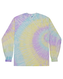 Tie-Dye CD2000 Men Adult 5.4 oz. 100% Cotton Long-Sleeve T-Shirt at BigNTallApparel