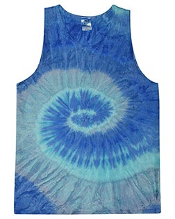 Tie-Dye CD3500 adult 5.4 oz. 100% Cotton Tank Top at BignTallApparel